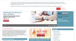Desktop Screenshot of hl7.org