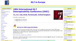 Desktop Screenshot of hl7.eu