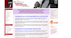 Desktop Screenshot of hl7.org.uk